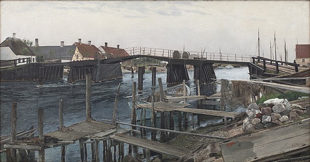 Broen ved Karrebæksminde, 1912