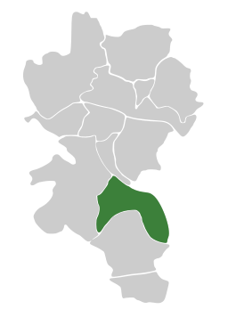 Heidingsfeldin sijainti Würzburgissa