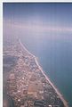 Air view of Venetian lagoon - La laguna veneziana vista dall'aereo