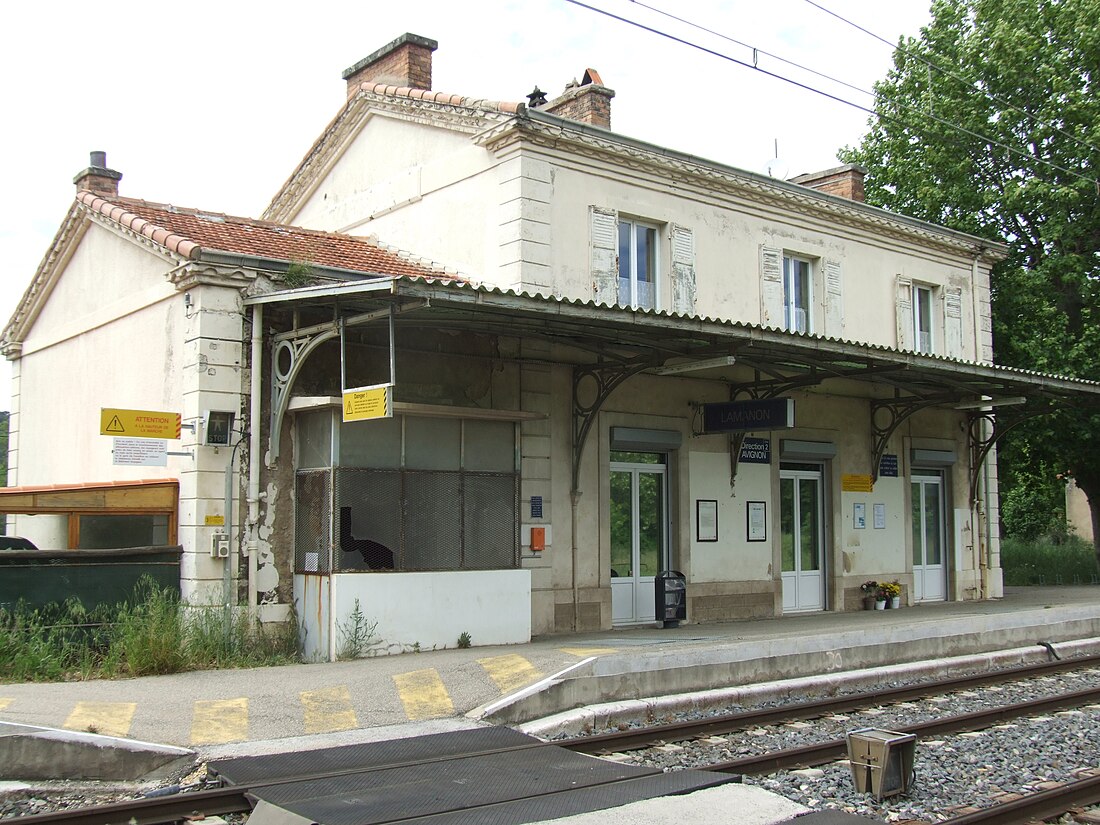 Gare de Lamanon