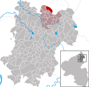 Poziția Langenbach bei Kirburg pe harta districtului Westerwaldkreis