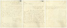 Letter to James Busby regarding the Harriet Affair of 1834 Letter to James Busby regarding the 'Harriet Affair' (9718496299).jpg