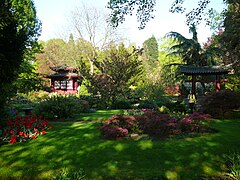 Japanische Garten, in Carl-Duisberg-park
