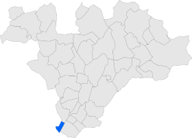 Localització de la Llagosta respecte del Vallès Oriental.svg