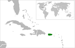 Localización de Puerto Rico