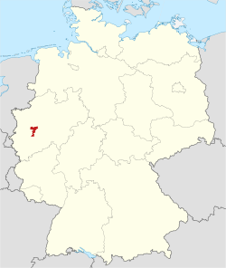 Locator map ME in Germany.svg