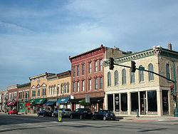 A portion of downtown Lockport, 2010