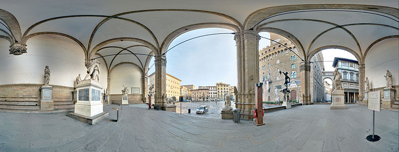 File:Loggia dei Lanzi 360 view small.jpg