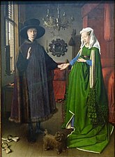 Arnolfini Portrait Jan van Eyck, (1434) (National Gallery, London)