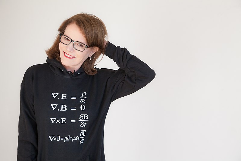 File:Lorraine Feather, Math Camp photo shoot—photo by Mikel Healey.jpg