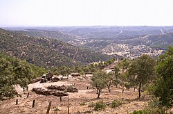 Landschaft von Los Pedroches in Los Muros, nahe Cardeña.