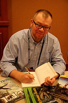 Loxton at book signing TAM 2013 Loxton book sign TAM 2013.jpg