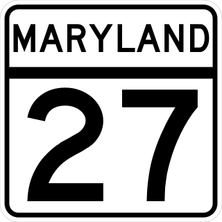 <span class="mw-page-title-main">Maryland Route 27</span> State highway in Maryland, United States