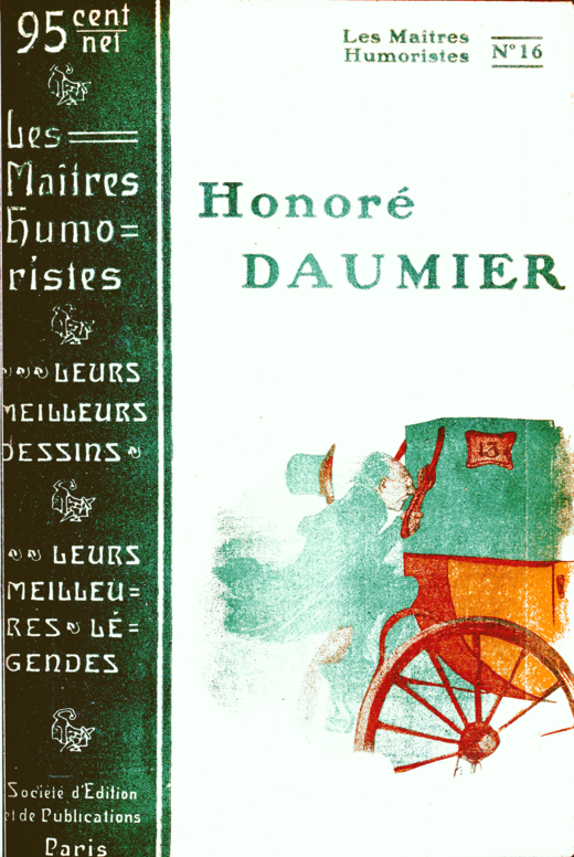 Couverture de l’album "Les Maîtres humoristes" consacré à Honoré Daumier