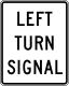 Left turn signal