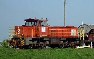 MaK G 1201 BB as locomotive 8 of Solvay GmbH in Rheinberg