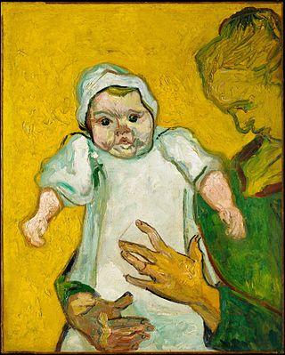 <i>Madame Roulin and Her Baby</i> 1888 painting by Vincent van Gogh