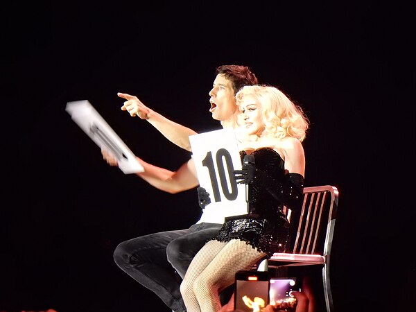 Madonna and Price during the Celebration Tour in 2023.