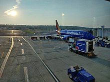 A Southwest flight in July 2021