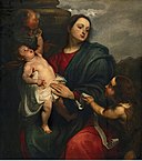 Manner of after Anthony van Dyck - The Holy Family with Saint John the Baptist as a child, ca. 1625.jpg