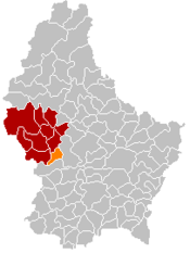 Localização de Saeul em Luxemburgo