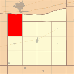 Map highlighting Blaine Township, Kearney County, Nebraska.svg