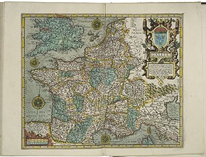 300px map of france 2 by abraham ortelius