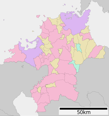 File:Map of Fukuoka Prefecture Ja.svg