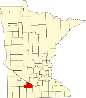 Locatie van Brown County