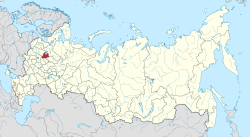 Gavrilov-Jam na mapě