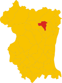 Locatie van Meduno in Pordenone (PN)