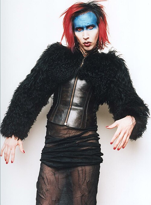 Manson as Mechanical Animals' antagonist, "Omega"