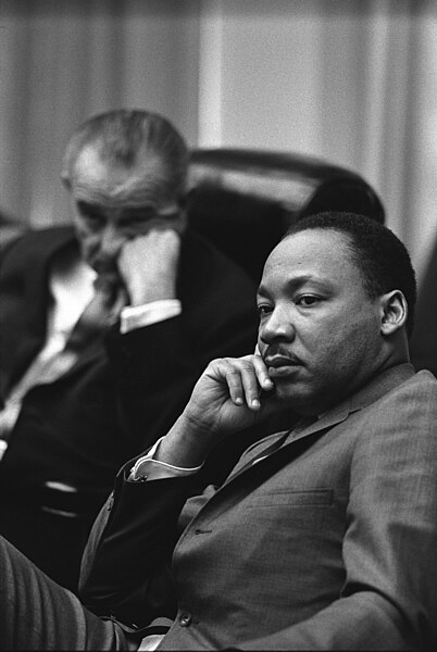 File:Martin Luther King, Jr. and Lyndon Johnson.jpg