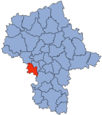 Localização do Condado de Żyrardów na Mazóvia.