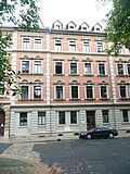 Apartment building in closed development