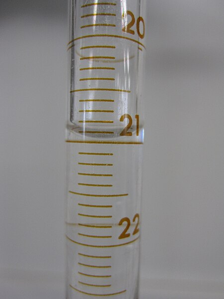 File:Meniscus of water in burette.JPG