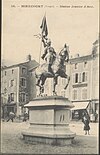 Mirecourt (Vosges), estátua de Joana d'Arc CP 3515 PR.jpg