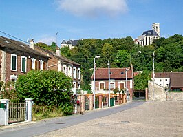 Gezicht op het kasteel