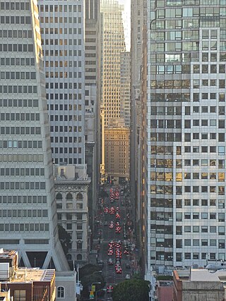 <span class="mw-page-title-main">Montgomery Street</span> Street in San Francisco, United States