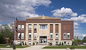 Musselshell County Courthouse in Roundup