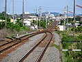 長森駅Y字分岐器