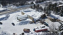 Building collapse due to snow weight Negaunee Bus Barn Collapse.jpg