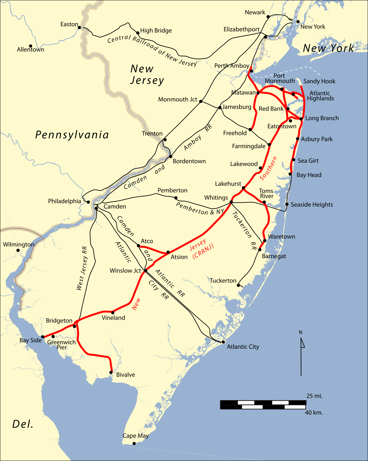 Where is the line between North & South Jersey?: New Jersey