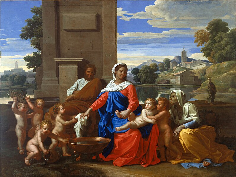 File:Nicolas Poussin - Sainte Famille (aux neuf figures).jpg