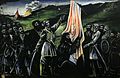 دفاع گیورگی ساآکادزه از گرجستان در برابر متجاوزان، اثر نیکو پیروسمانی ۱۹۱۳