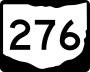 State Route 276 marker