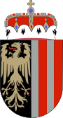 Aukštutinės Austrijos žemės herbas