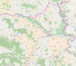 Osijek is located in Osijek-Baranja County