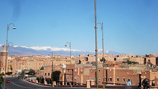 Ciudad de Ouarzazate con Clima semiárido