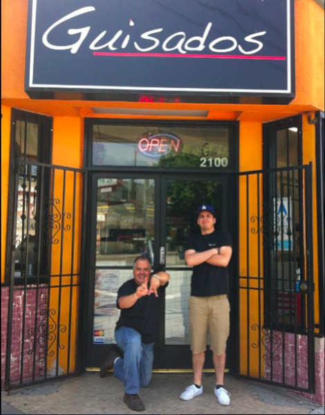 File:Owners Armando Sr and Armando Jr in front of Guisados in Boyle Heights .png